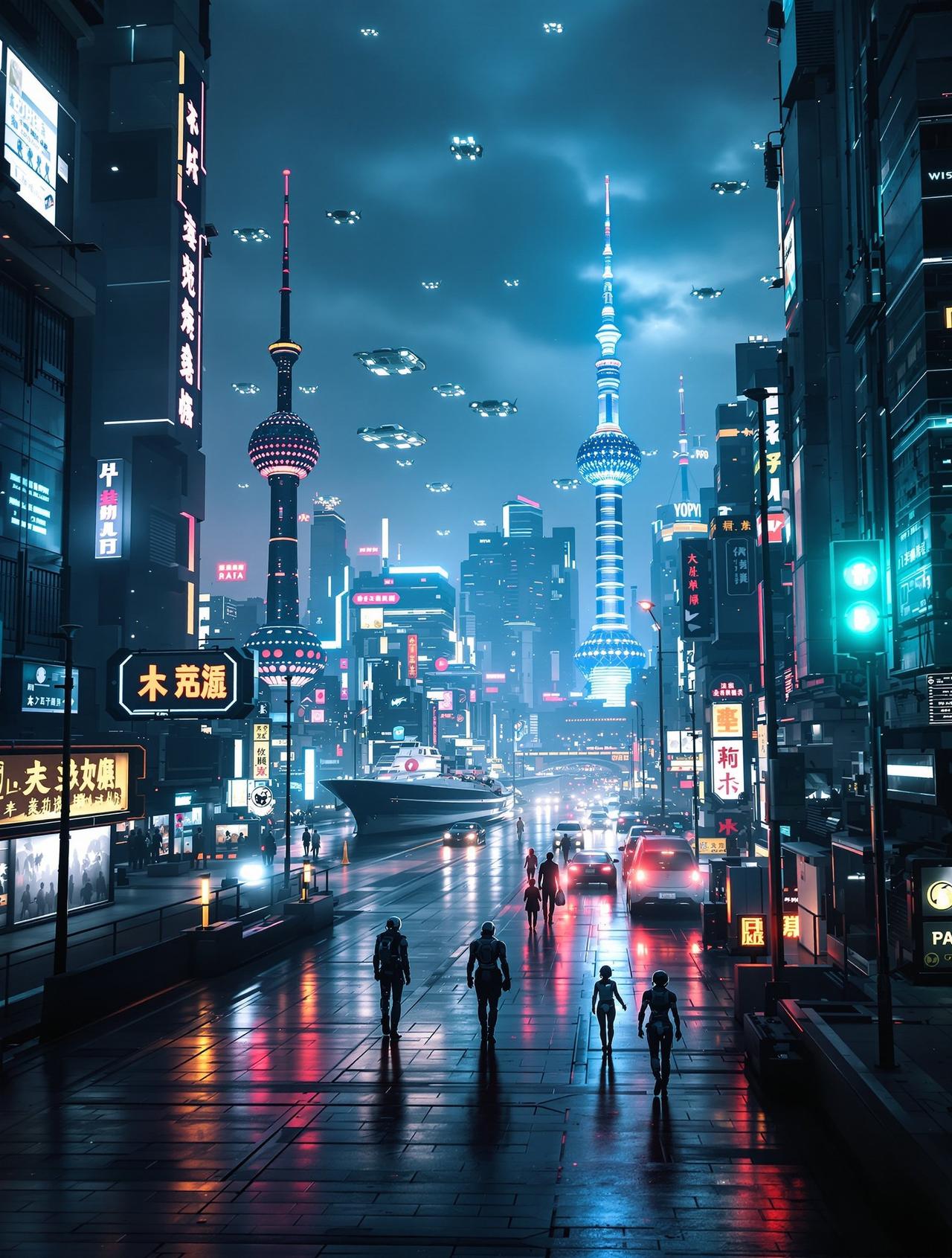 未来都市 - 科幻电影海报 - 菠萝影视高清作品