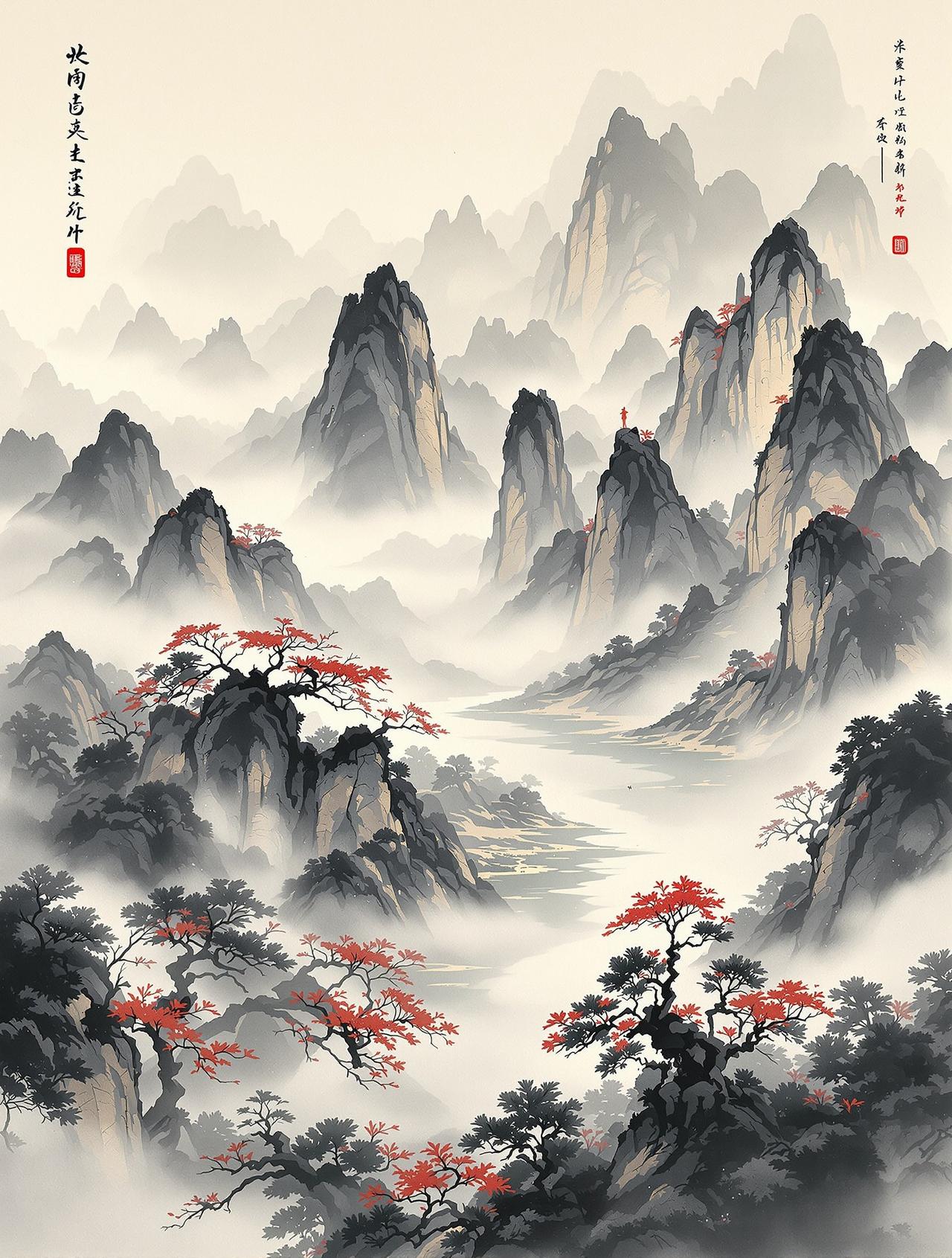 水墨丹青海报 - 菠萝影视高清纪录片
